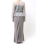 LADYシフォンペプラムドレス