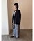 ヴィンテージフラワーフレアスリーブワンピース