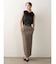 ネックモチーフノースリーブブラウス