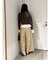 ラインドレープパンツ