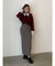 ピンタックIラインスカート