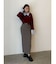 ピンタックIラインスカート
