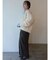 【WEB限定】ループヤーンセッケツニットブルゾン