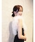 LADYショルダーチュールIラインドレス