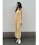 【追加生産】シャツカラーメランジニットワンピース