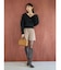 【VELETTO】フェイクスエードボストンBAG