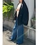 【WEB限定】Vネックカラーショートニットプルオーバー