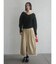 【WEB限定】Vネックカラーショートニットプルオーバー