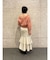 【WEB限定】Vネックカラーショートニットプルオーバー