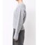 【WEB限定】Vネックカラーショートニットプルオーバー