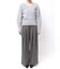 【WEB限定】Vネックカラーショートニットプルオーバー