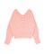 【WEB限定】Vネックカラーショートニットプルオーバー