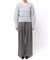 【WEB限定】Vネックカラーショートニットプルオーバー