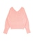 【WEB限定】Vネックカラーショートニットプルオーバー