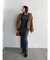 フェイクファーフーディコート