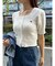 【POLO BCSコラボ】ブークレヤーンハーフスリーブコンパクトニットカーディガン