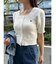 【POLO BCSコラボ】ブークレヤーンハーフスリーブコンパクトニットカーディガン