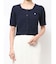 【POLO BCSコラボ】ブークレヤーンハーフスリーブコンパクトニットカーディガン