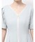 フロントジップVネックフレアワンピース
