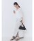 スカラップヘムレースニットアンサンブル