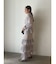 LADYシアージャケット×ティアードキャミワンピース