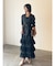 LADYシアージャケット×ティアードキャミワンピース