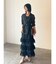 LADYシアージャケット×ティアードキャミワンピース