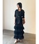 LADYシアージャケット×ティアードキャミワンピース