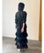LADYシアージャケット×ティアードキャミワンピース