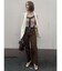 【Leeコラボ】セミワイドベルトデニムパンツ