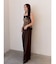 レーストリミングベロアキャミソール