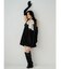 LADYベロアバルーンニミワンピース
