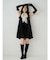 LADYベロアバルーンニミワンピース