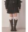 リボンリボンプリーツミニスカート