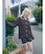 frill knit shortpants
