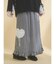 message heart skirt