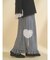 message heart skirt