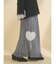 message heart skirt