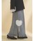 message heart skirt