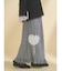 message heart skirt