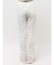lace panel pants