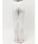 lace panel pants