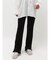 lace panel pants