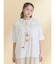 ribbon dog collage tee