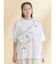 ribbon dog collage tee