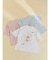 ribbon dog collage tee