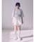 frill mary jane metal sneakers