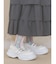 frill mary jane metal sneakers
