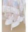 frill mary jane metal sneakers