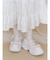 frill mary jane metal sneakers
